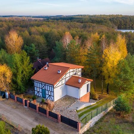 Nowoczesny Dom Nad Jeziorem Zarybinek-Mazury Rybno, Z Wlasnym Dostepem Do Linii Brzegowej Oraz Lodka מראה חיצוני תמונה